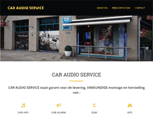 Tablet Screenshot of caraudioservice.be